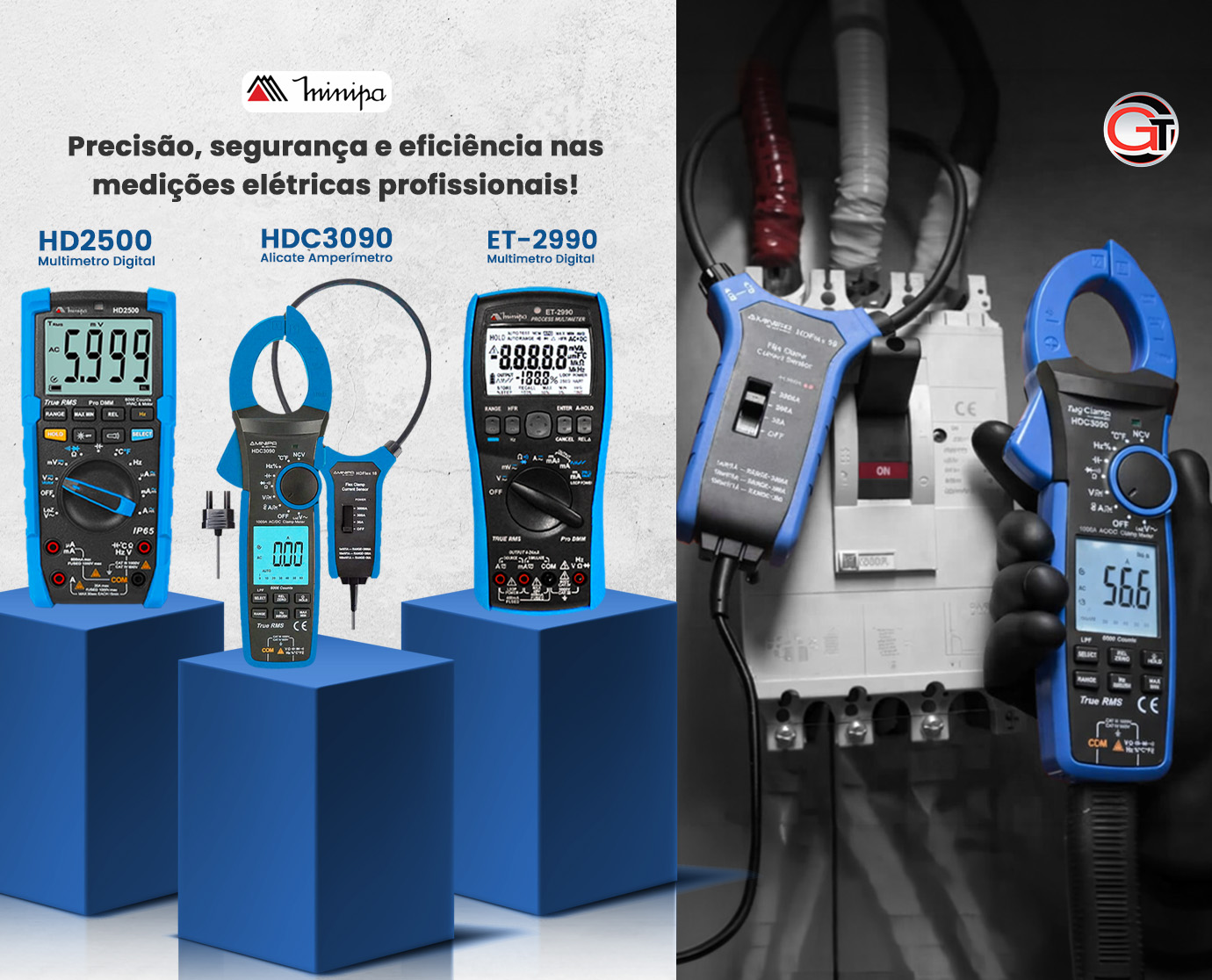 Multímetros Digitais e Alicate Amperímetro: precisão, segurança e eficiência nas medições elétricas profissionais – MINIPA