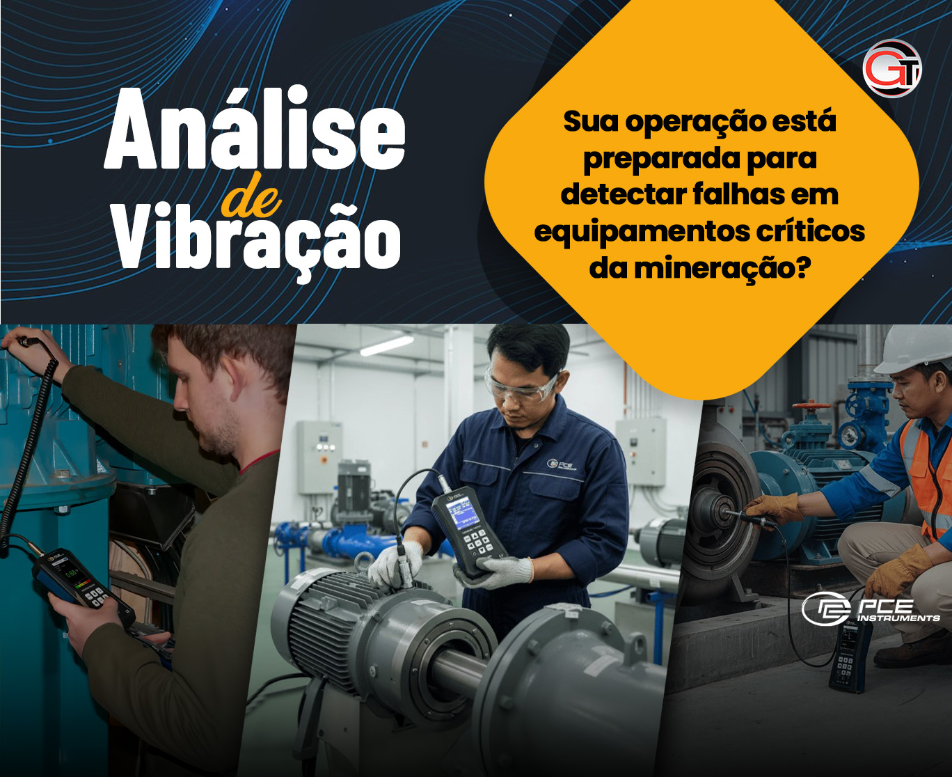 Sua operação está preparada para detectar falhas em equipamentos críticos da mineração? – PCE INSTRUMENTS
