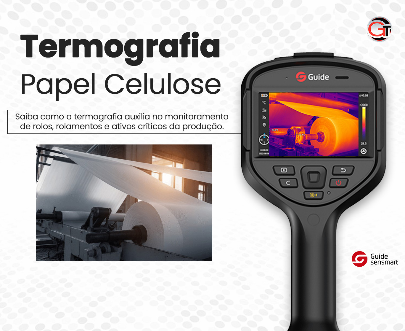 Papel e Celulose: o papel do monitoramento térmico na continuidade operacional – Guide